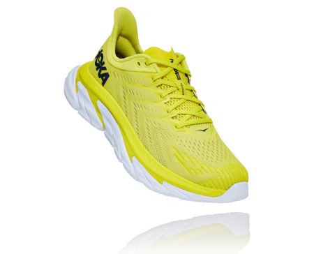 Hoka One One Clifton Edge Homem - Tenis Corrida Estrada Branco | PT-uMZwwd2